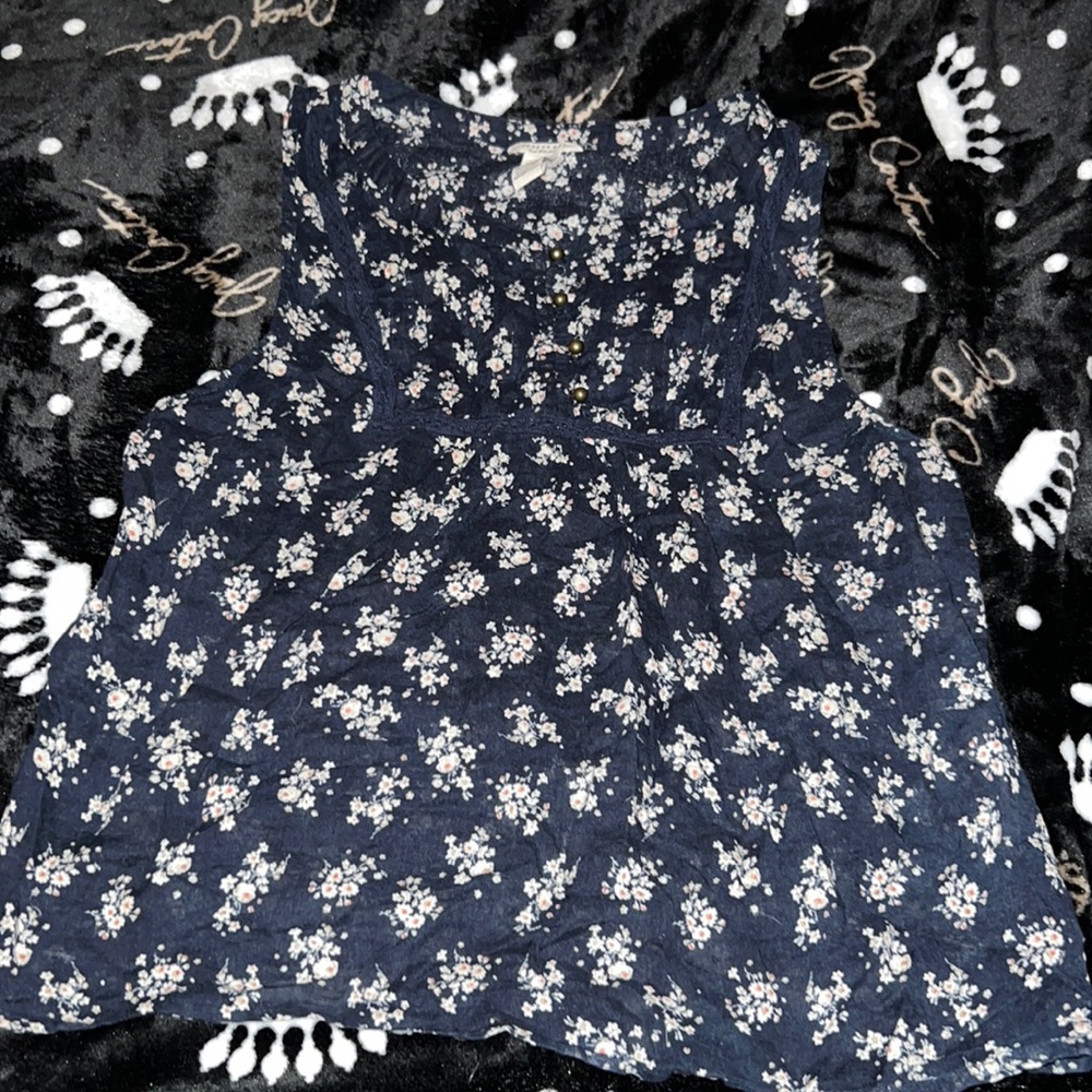Flower dressy tank top